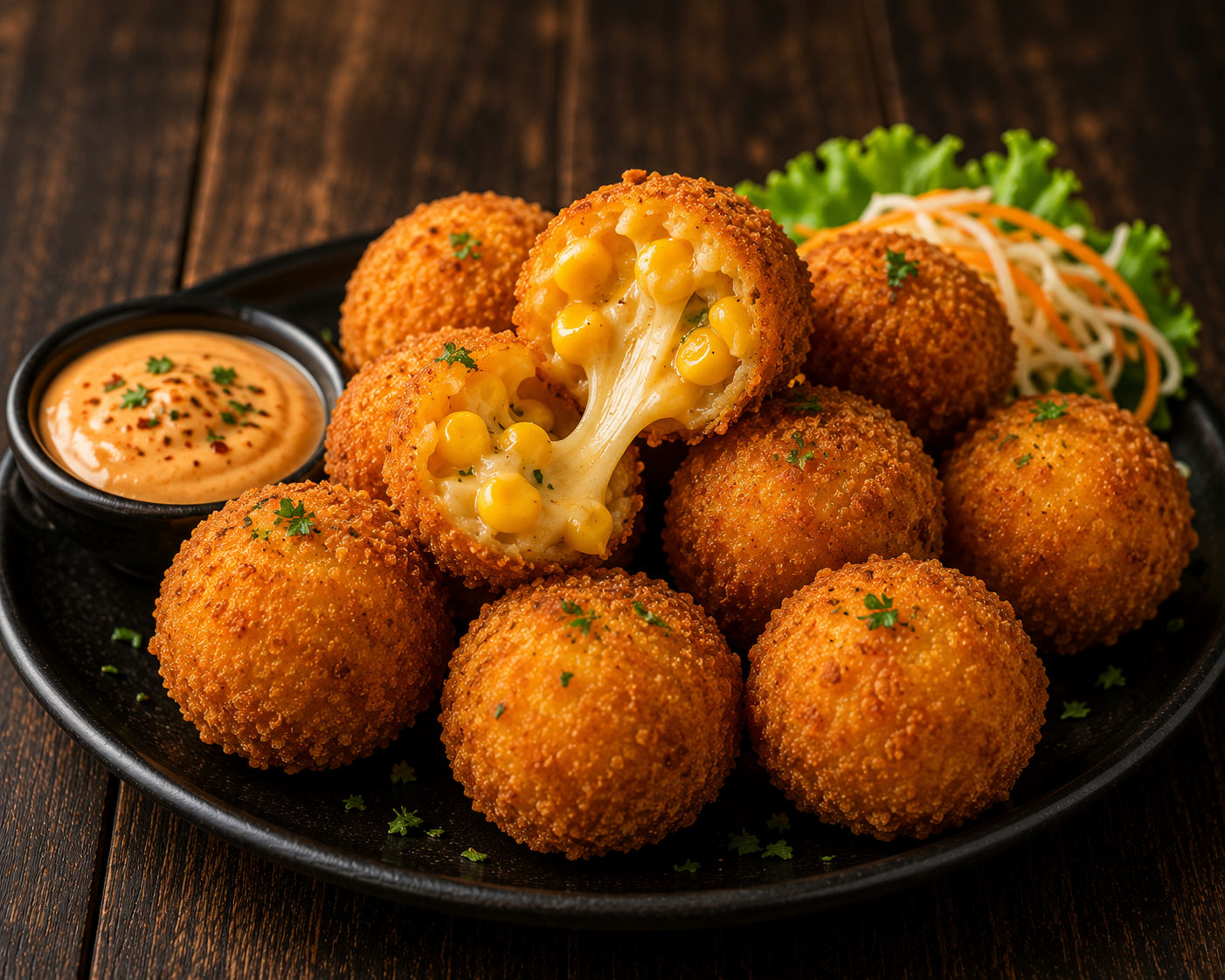 Corn & Cheese Balls