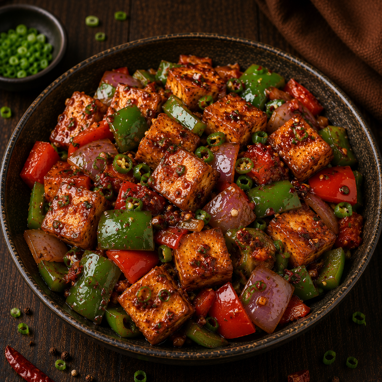 Paneer Chilli Dry
