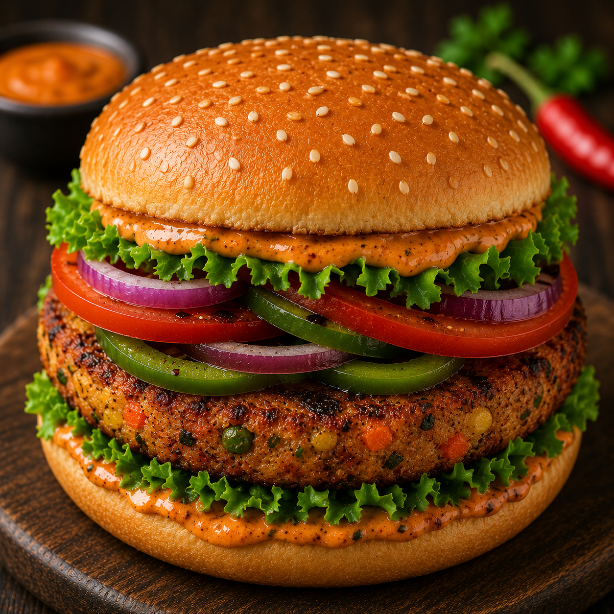 Veg Peri Peri Burger